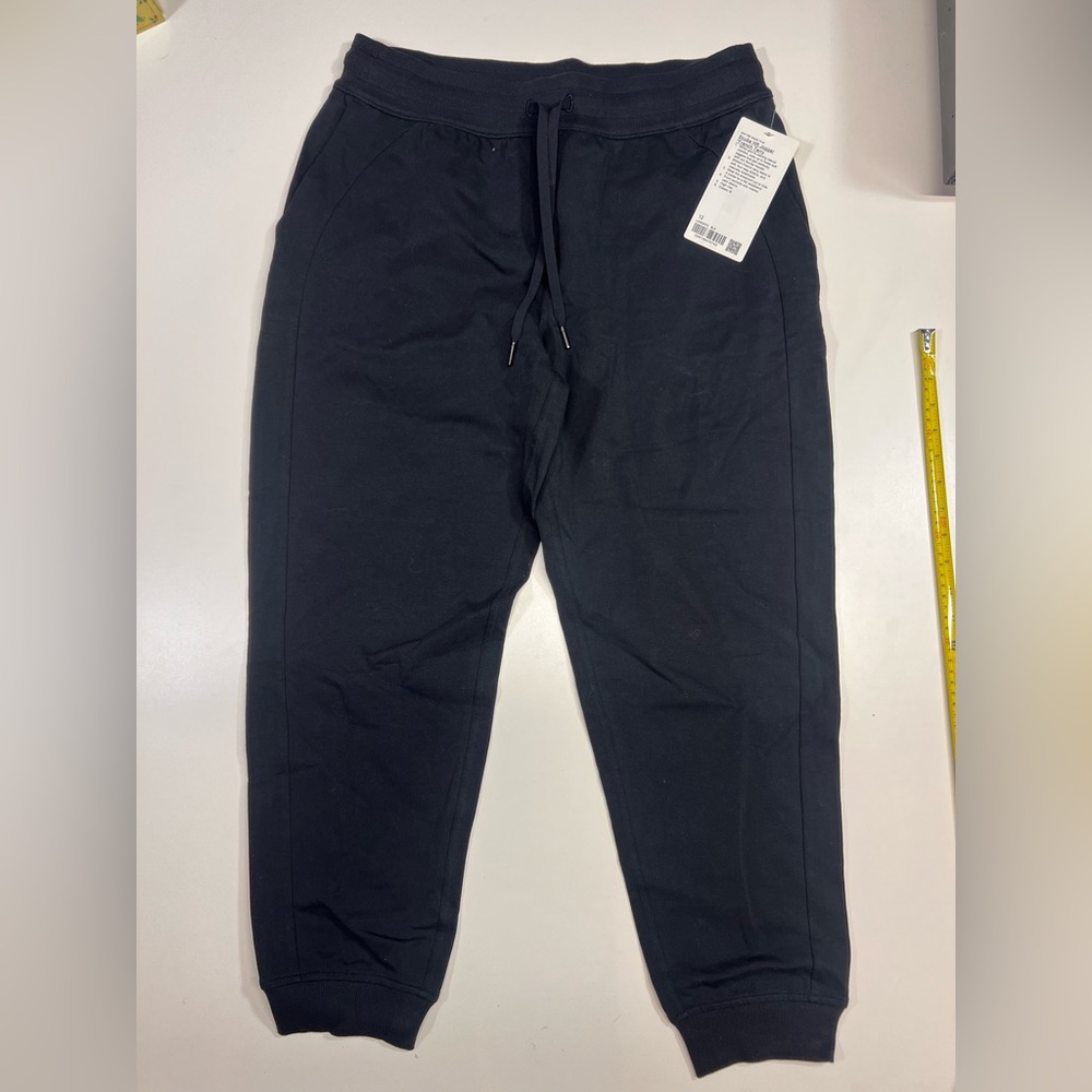 NWT Lululemon Scuba High Rise Jogger French Terry Black Women’s Size 12